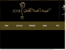 Tablet Screenshot of goldenfoodieawards.com